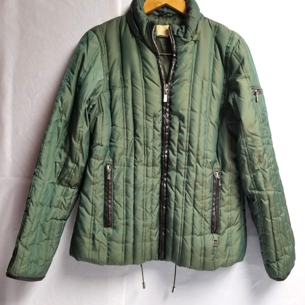 Michael Kors Green Puffer Jacket M